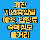 기찬낙지 | 기찬자연휴양림 숙박정보, 예약, 입장료, 볼거리,맛집 완벽가이드