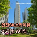 인천용학초등학교 | 인천 용현동 에스케이뷰 25평형 인기많고 귀한 A타입