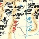한남 서봉 명봉분맥//정승마을~상방산~서봉산~명봉산~150.4봉~이골산~철봉~삼성산~초록산~신왕공단 이미지