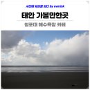 태안 가볼만한곳 청포대 해수욕장 바다 카페 커피홀베이커리 충남 태안 여행 코스 추천