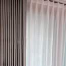 논현동커튼 태평아트아파트 화이트쉬폰 안방암막커튼 이원데코 후기!