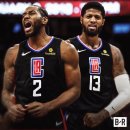 NBA 나이키 클리퍼스 워밍업저지 LA CLIPPERS 카와이. 폴 조지 KAWHI. PG 이미지