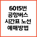 (주)앰배스텔이비스앰배서더명동 | 6015번 공항버스 노선 시간표 예매방법