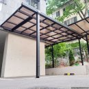 아파트 주차장지붕 확장 공사, 폴리그라스 캐노피 공사