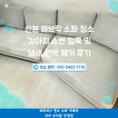 백합 | 군포 패브릭 소파 청소 강아지 오줌 얼룩 지우기 찌든 악취 제거 자이백합아파트