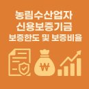 농림수산업자 신용보증기금 보증한도 및 보증비율 총정리 – 얼마까지 받을 수 있을까?