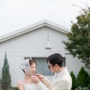 하얀섬 | w17-(7) 섬 스튜디오 하얀 집 배경 - 제이미 브라이드 수입 드레스 | 웨딩 두건 | 레이스 드레스