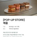 더현대 서울 팝업스토어 [aeum 에움 | 파티세리후르츠] 다녀온 후기
