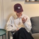 투에스 | 투에스핏 로고 볼캡 후기 얼굴 작아 보이는 핏 좋은 버건디 모자