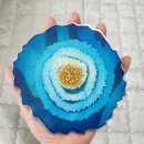 레진아트 공예 티코스터 제작 이미지