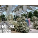 하늘내린호텔 | 더링크호텔 예식 베일리홀 30대 하객후기 서울 밝은 웨딩홀 그리너리 생화장식