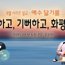 [예수닮기를 시리즈 설교](2)사랑하고, 기뻐하고, 화평하라!＜갈라디아서 5장 22~23절＞ 이미지