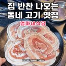 오늘뿐이개 | 한돈 꽃삼겹 고깃집 집반찬 은평구 역촌동 맛집 엄마네식당 야식