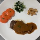 ＜19-1＞ (4주차) sirloin steak, Brown gravy sauce 이미지