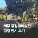 제주도립 김창열미술관 | 제주도 힐링 전시 추천 제주도립 김창열 미술관 관람료 후기
