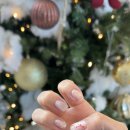 강남-245 | 선릉 래스팅네일 / 강남 네일 추천! 연말 맞이 자석젤 한 손가락 연장 후기🤍