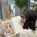 수원-1180 | 수원 취미미술 | 초보도 시작하기 좋은 스타트화실 광교 정규클래스 천경자 작품 모작