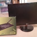 LG 모니터 &amp; Wacom BAMBOO 타블렛 펜 이미지