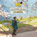 뒷골3공영노외주차장 | 춘천 당일치기 여행 벚꽃 명소 공지천 유원지 야경 및 주차장