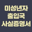 미성년자 출입국사실 증명서 발급받는 법-미국 비자 인터뷰 면제 필수서류(<b>일양</b><b>로지스</b>)