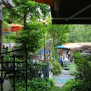 이층에서 본 거리 이미지