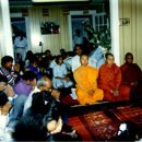 뉴욕 스리랑카 사찰. New York Buddhist Vihara와 피아티샤 스님 이미지