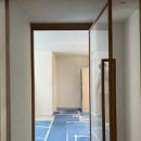 지에스25 광명타운점 | 광명중문 / 패브릭한짝여닫이중문 [도덕파크타운] 인테리어 현관중문 시공