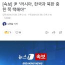 [속보] 尹대통령 “우크라에 韓무기지원 결정, 북러 군사관계 수준 달려” “한국과 북한중 선택해라” 이미지