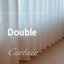 우남맨션 단지 내 | 고양 신원마을1단지 삼송우남퍼스트빌 거실 스탠다드한 이중커튼 후기!