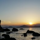 다대포의 저녁노을 이미지