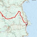 #[형남]망해단맥종주(완)-포항-비와 눈이 섞여서 한나절을 내리는 산책로 같은 물구덩이 산줄기를 힘겹게 진행하다 길없거나 흔적으로 이어 이미지