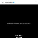 피비 파일로의 브랜드 'PHOEBE PHILO' 인스타그램 첫 포스트 이미지