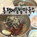 봉평메밀밭 | 오산 막국수맛집 봉평메밀밭막국수 내돈내산 후기