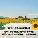 씨유대부황금로드점 | 한국에서 여름에 놓칠 수 없는 🌻 해바라기 명소 &amp; 축제