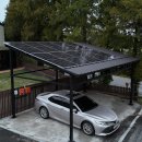 삼성스텐레스1 태양광발전소 | ☀ 진천군 전원주택 주차장형 태양광 캐노피 설치사례 | 635W 고출력 패널 8장, LED 포함 풀옵션 시공기