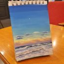 도전 수채화 이미지