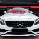 전기형 C200 -＞ C63 AMG 나이트 패키지 스타일 보험 자차 수리 이미지