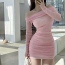 라비수 Lavisu / 비샤인 핑크 드레스 Shine pink dress