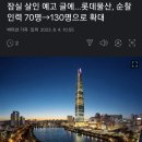 잠실 살인 예고 글에... 롯데물산, 순찰 인력 70명 → 130명으로 확대 이미지