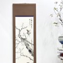 문화표구사 | 강남 액자 제작 표구 전문점 <강남고성표구사>_매조도 족자 제작, 전통의 아름다움으로 완성된 한국적 선물