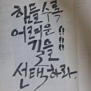캘리그라피 티스토리