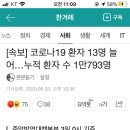 [속보] 코로나19 환자 13명 늘어…누적 환자 수 1만793명 이미지