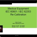 Medical Equipment IEC 60601 / IEC 62353 Re-Calibration (교육자료) 이미지
