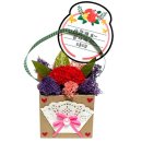 스칸디아모스 카네이션 바구니 만들기 이미지