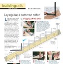 Laying Out a Common Rafter 이미지