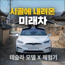 🚗 시골 골목에 나타난 미래차 Tesla Model X 실제 체험 후기