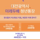 대전광역시 미래두배 청년통장 모집공고(5.2~5.16) 이미지