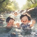 여름동화 일러스트 이미지