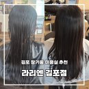김포한강 2로 23번길 | 김포장기동미용실 추천 라리엔 김포점 아베다 클릭으로 머릿결 복원 완료
