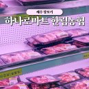 한림마트 | 제주도 한림농협 하나로마트 장보기 추천 쇼핑 후기, 회 고기 먹거리